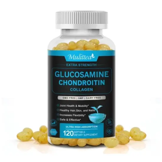Mulittea Glucosamine Chondroitin Joint Support Complex &ndash; For Healthy Joints, Hair, Skin & Nails image {8}
