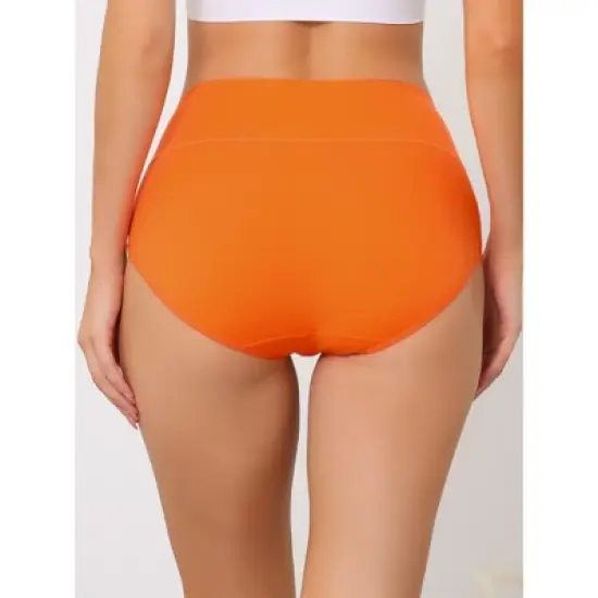 Allegra K Women's High Waist Available in Plus Size Tummy Control Briefs image {1}