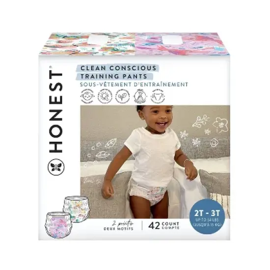 The Honest Company Clean Conscious Disposable Training Pants - (Select Size and Pattern) image {5}