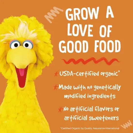 Earth's Best Organic Sweet Potato Carrot Toddler Snack Bars Sesame Street Sunny Days - 7ct image {3}