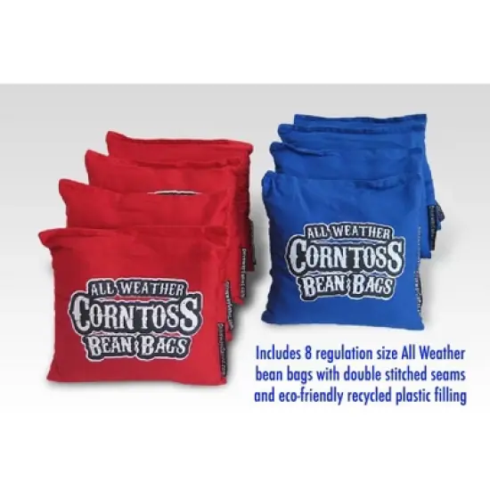 Driveway Games Regulation Size Wood Cornhole Game with All Weather Bean Bag for Storage, Sports, Recreation, and Outdoor Gaming, Natural image {4}