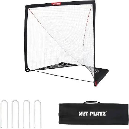 Net Playz 6' x 6' Lacrosse Goal Sports Net image {3}