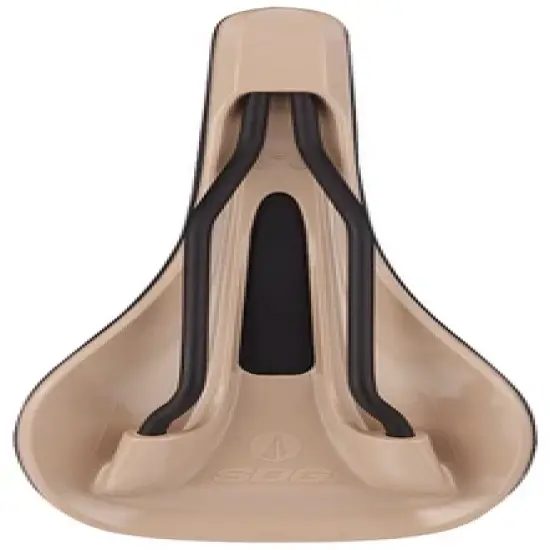SDG Bel-Air V3 MAX Saddle - Lux-Alloy, Black/Tan, Sonic Welded Sides image {3}