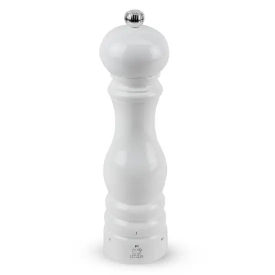 Peugeot | Paris u'Select Pepper Mill, Wood, White Lacquer, 22 cm - 9 in image {2}