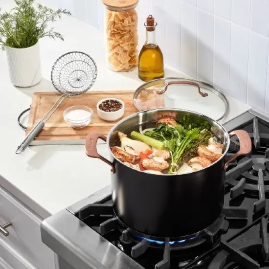 Cuisinart 5" Spider Strainer: Stainless Steel Hand Strainer, Dishwasher-Safe, 12.75" Handle, Silver Finish image {3}