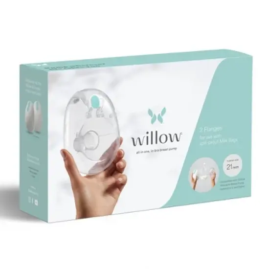Willow 3.0 Breast Pump Flanges - 21mm - 2pk image {3}
