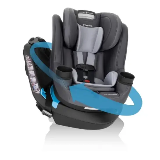 Evenflo REO by Revolve360 Rotating Convertible Car Seat with Quick Clean Cover - Danvers image {2}