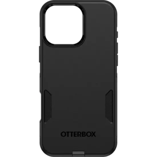 OtterBox Apple iPhone 16 Pro Max Commuter Series Case with MagSafe - Black: Plastic, Solid Pattern image {4}