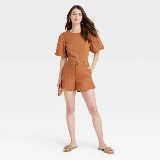 Women's High-Rise Everyday Shorts - A New Day&trade; image {2}