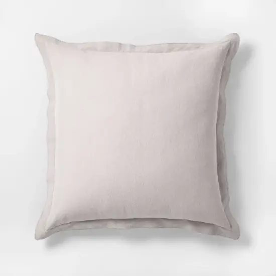 26"x26" Cotton & Linen Blend Euro Pillow - Hearth & Hand&trade; with Magnolia image {5}