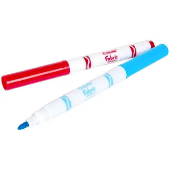 Crayola Fabric Markers, Fine Line, Assorted Colors, Set of 10 image {2}