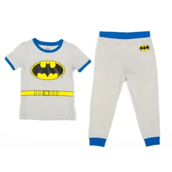DC Comics Boys Superman Superhero Cotton Costume Pajama Set image {5}
