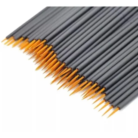 Kitcheniva Disposable Fine Tip Eyeliner Brushes 100 Pcs image {3}