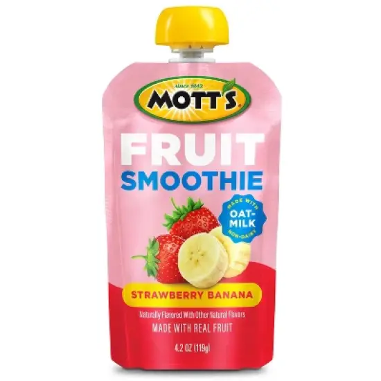 Mott's Fruit Smoothie Strawberry Banana Pouches - 33.6oz/8ct image {14}