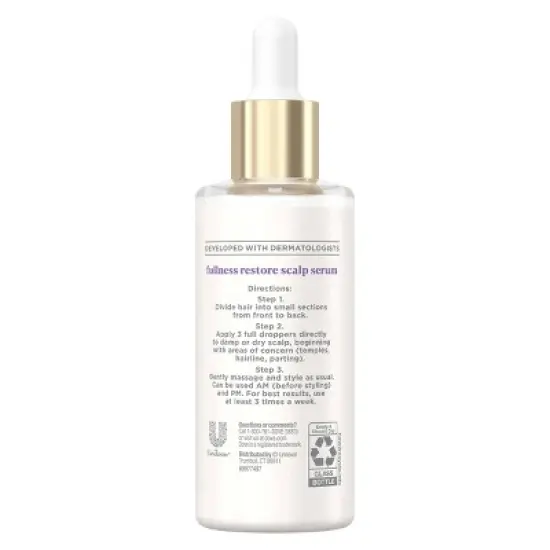 Dove Beauty Density Boost Scalp Repairing Hair Serum - 2oz image {1}