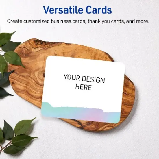 Avery Rounded Postcards, Watercolors Design, 4.25" x 5.5", 20ct image {5}