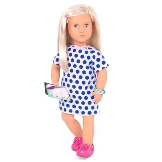 Our Generation 18" Hospital Doll with Storybook - Martha image {4}