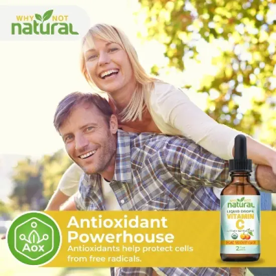 Why Not Natural Organic Liquid Vitamin C Drops Supplement image {6}