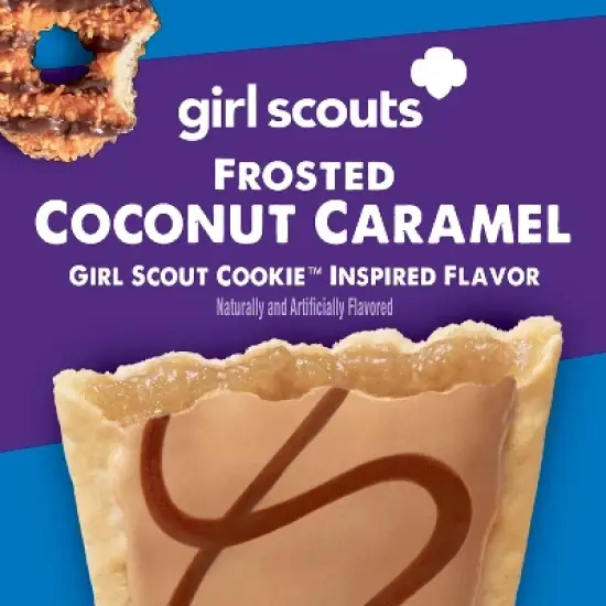 Pop-Tarts Girl Scouts Frosted Coconut Caramel Filling Toaster Pastries - 13.5oz/8ct image {3}