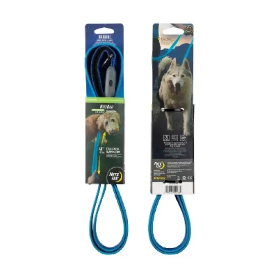 Nite Ize Nite Dog Rechargeable LED Dog Leash - Blue/Blue image {2}