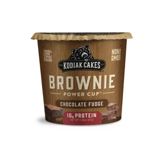 Kodiak Cakes Protein-Packed Single-Serve Brownie Cup Chocolate Fudge - 2.36oz image {5}