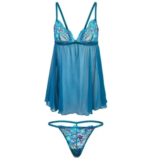 Adore Me Women's Anatta Babydoll Lingerie image {5}