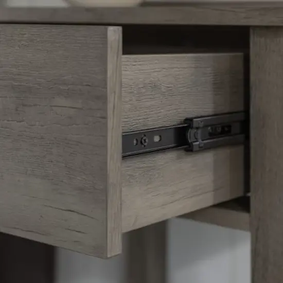 June Rustic Transitional Square Nightstand with Lower Shelf   - Saracina Home image {9}