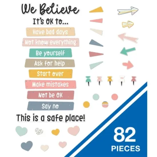 Carson Dellosa Education We Belong Motivational Bulletin Board Set (82 pieces) image {1}
