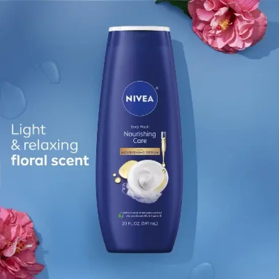 Nivea Nourishing Care Body Wash for Dry Skin - 20 fl oz image {10}