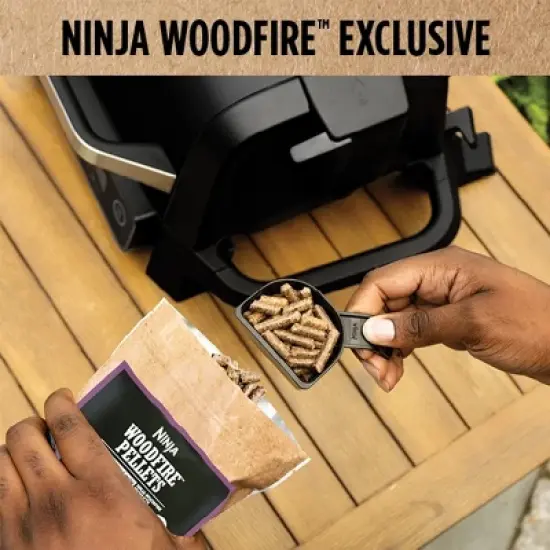 Ninja Woodfire Outdoor Grill and Smoker, Black - Factory Refurbished (OG705CO) image {1}
