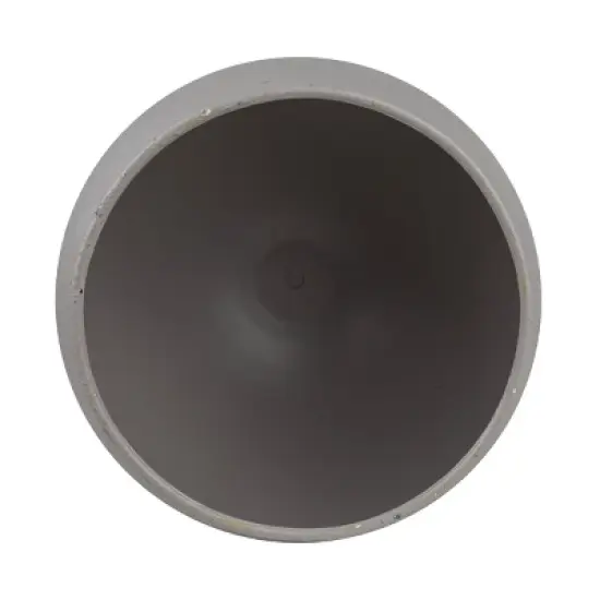 Footed 2-Piece Planter Gray Metal - Foreside Home & Garden image {2}