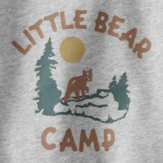 Little Planet by Carter&rsquo;s Baby "Little Bear" Graphic Pullover - Gray image {2}