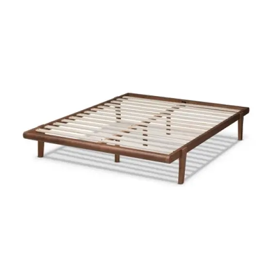 Kaia Finished Wood Platform Bed Frame - Baxton Studio image {5}