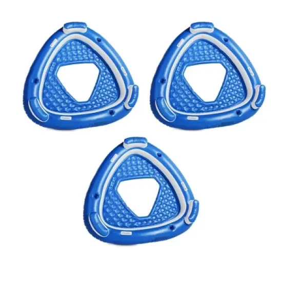 Zone Tech Inflatable Floating Island Pool Float &ndash; Comfortable Relaxation Inflatable Floating Lake Pool Lounger Raft Water Float for River and Beach image {8}