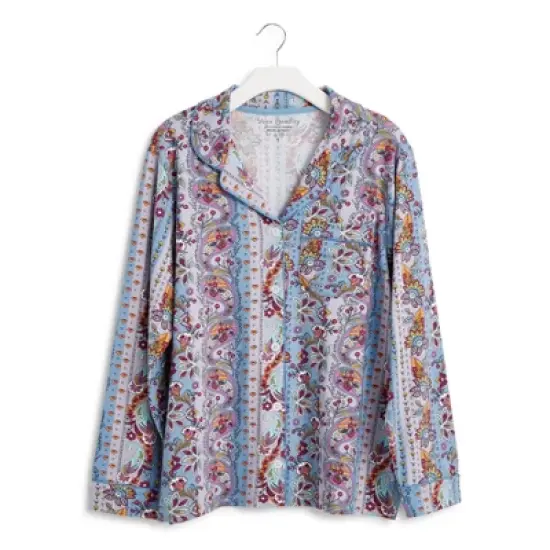 Vera Bradley Long-Sleeved Button Pajama Top image {4}