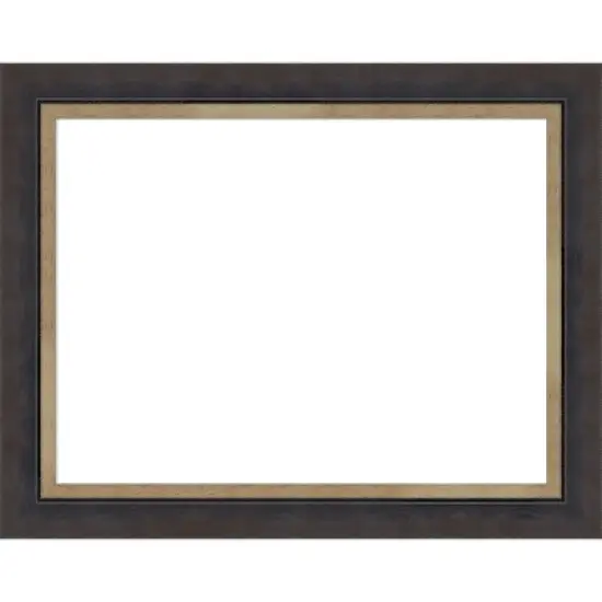 Amanti Art Hammered Charcoal Tan Framed Dry Erase Magnetic Board image {12}