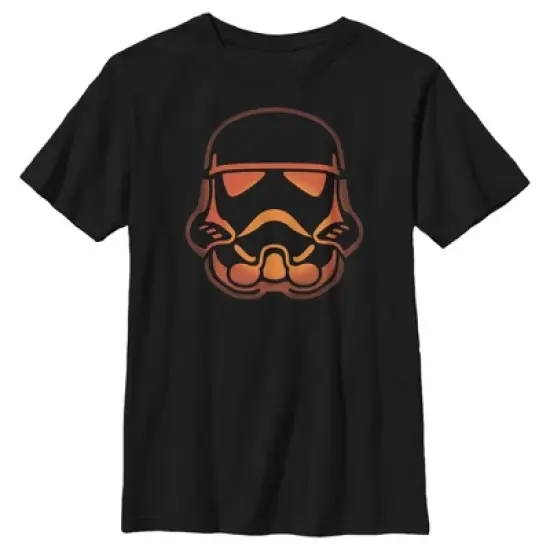 Boy's Star Wars Halloween Stormtrooper Pumpkin T-Shirt image {4}