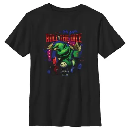 Boy's The Nightmare Before Christmas Oogie Boogie Roll the Dice T-Shirt image {4}