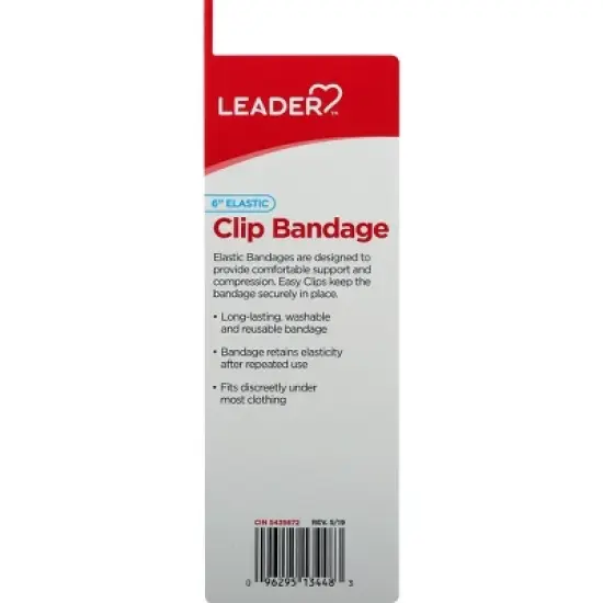 Leader Elastic Clip Bandage 6 inches 1 ea image {6}