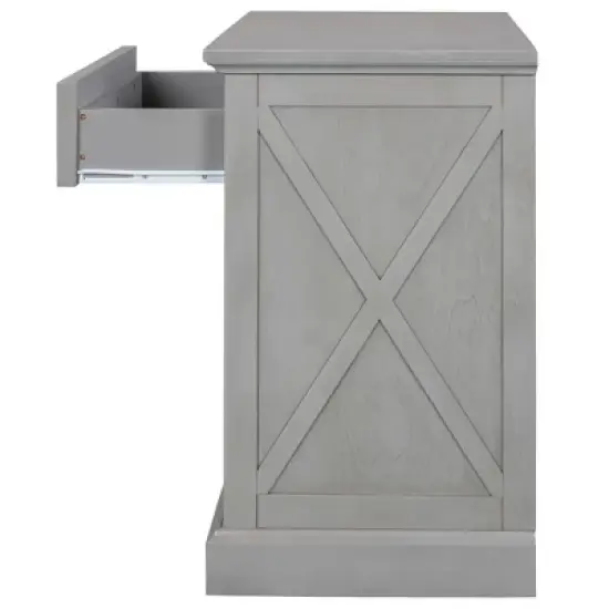 Modern Wooden Nightstand with Drawers Storage - ModernLuxe image {8}