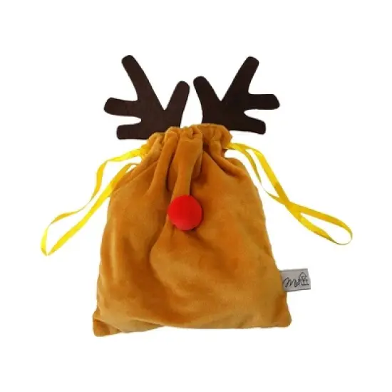 Midlee Reindeer Poop Plush Christmas Dog Toy image {1}