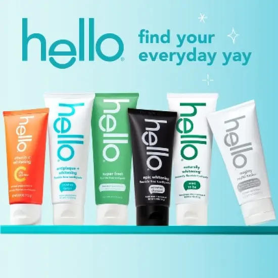 hello Super Fresh Fluoride Free Toothpaste - Natural Spearmint - 4.7oz image {6}