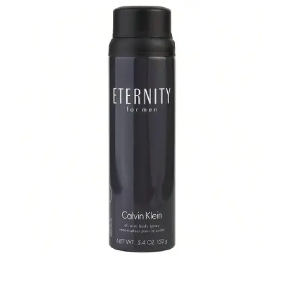Eternity By Calvin Klein Men Jasmine, Basil, Orange Blossom, Lily, Sandalwood Body Spray 5.4 Oz image {1}