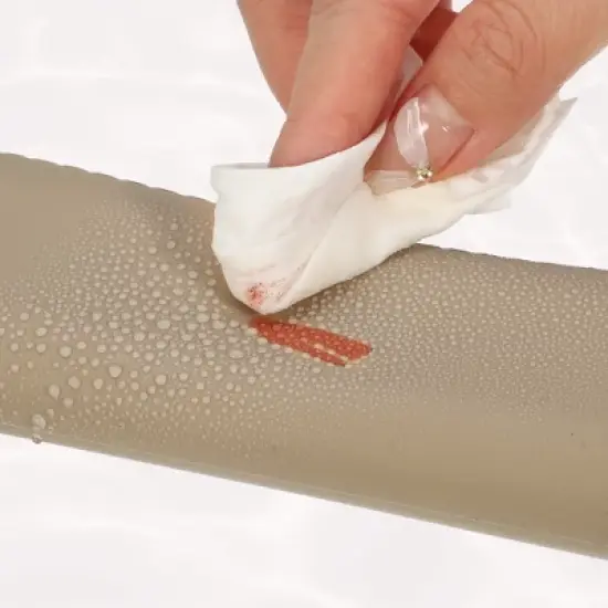 Unique Bargains Portable Travel Silicone Makeup Brush Holder Black Khaki 2 Pcs image {3}