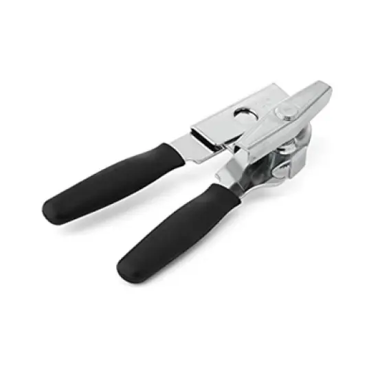 Swing-A-Way Comfort Comfort Grip Can Opener - All-Steel Construction, Smooth, Easy to Use, High-Carbon Cutting Wheel, Integrated Bottle Opener (Black) image {2}