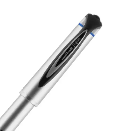 Uni-ball 207 Impact Roller Ball Stick Gel Pen Blue Ink Bold 65801 image {3}