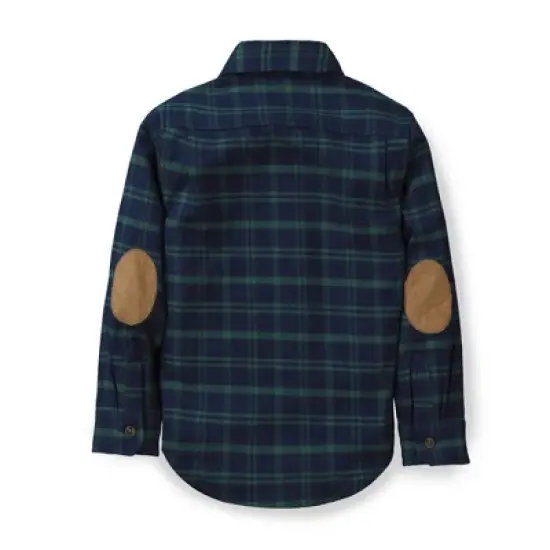 Hope & Henry Boys' Brushed Cotton Button Down Shirt, Infant image {3}