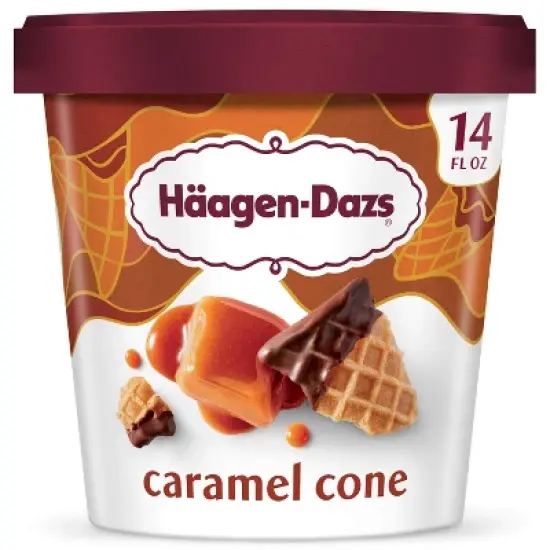 Haagen-Dazs Caramel Cone Ice Cream - 14oz image {15}