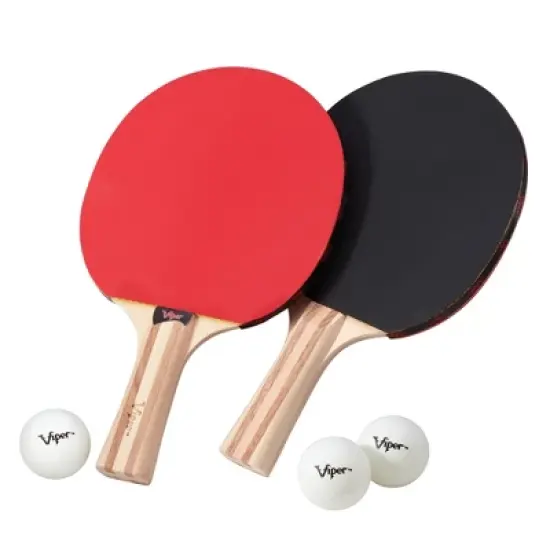 Viper Table Tennis Two Racket Set with 27 Table Tennis Balls image {1}