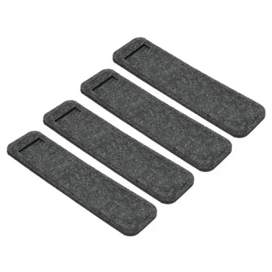 Unique Bargains Portable Mini Pocket Felt Home Office Travel Pen Case 4 Pcs image {7}